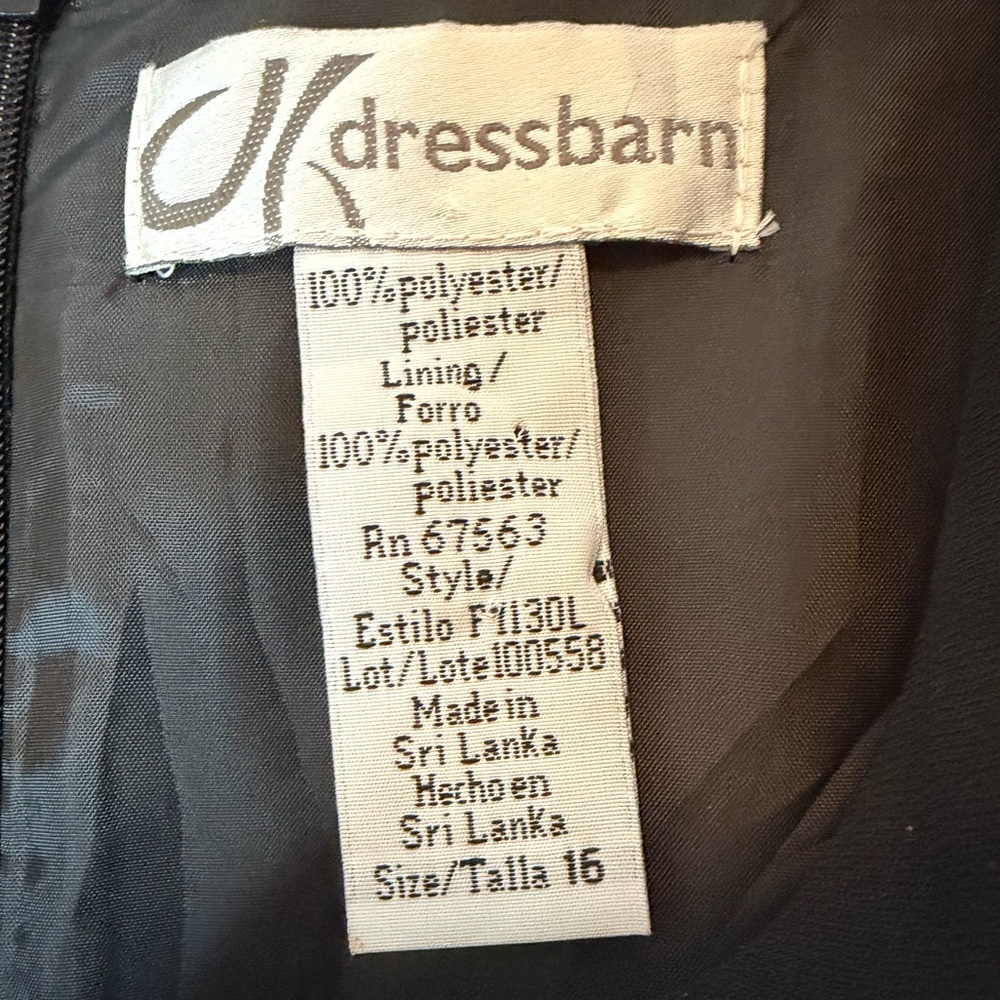Dressbarn Black Floral Accent
Midi Dress - Picture 3 of 4